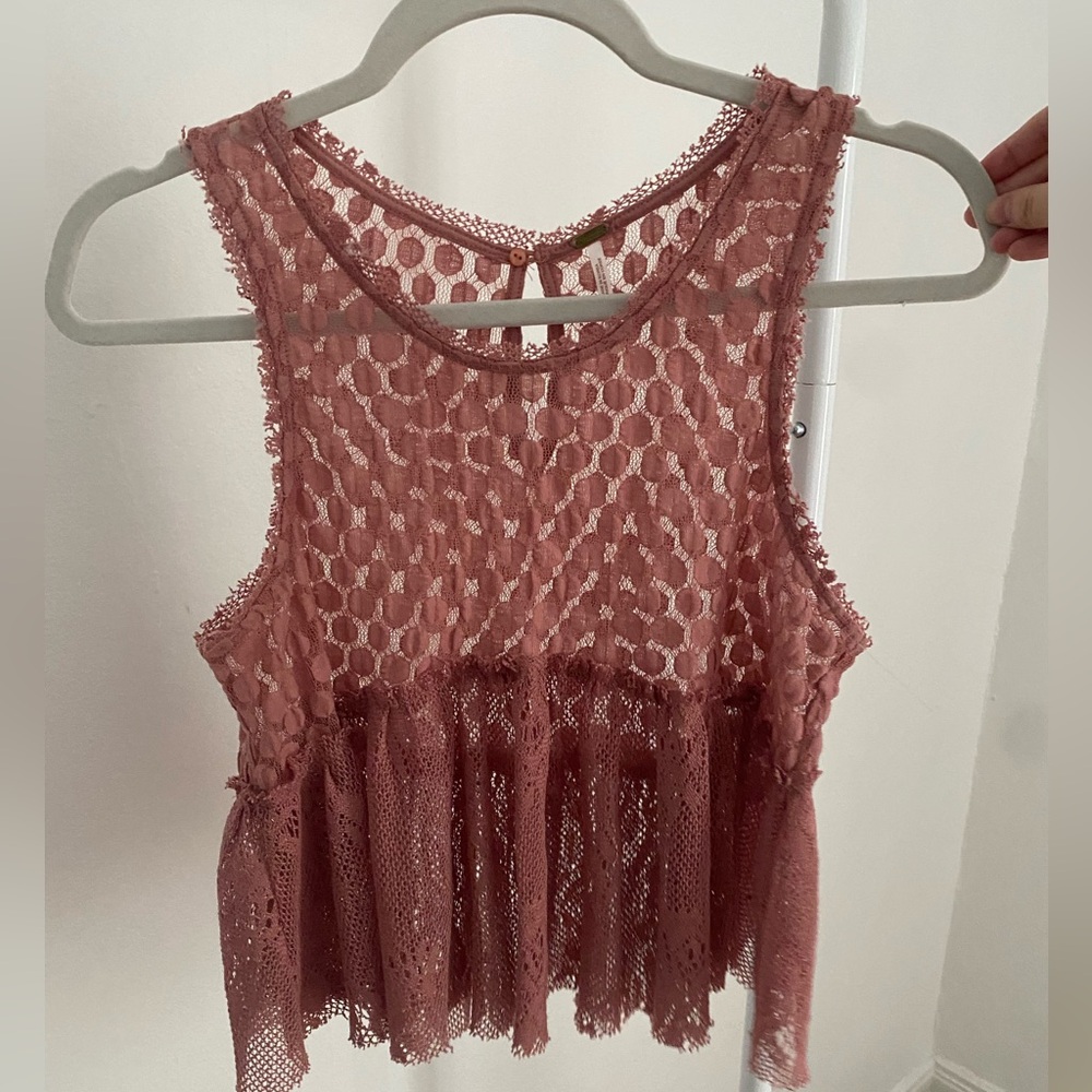Free People Lace Tank
